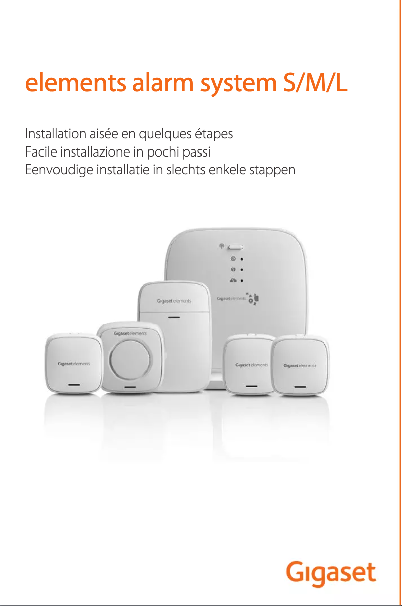 Page 1 de la notice Manuel utilisateur Gigaset Elements alarm system M