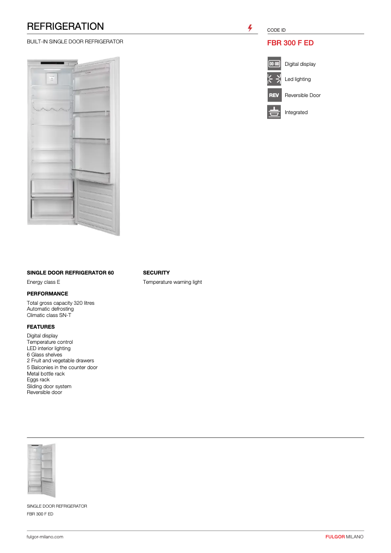 Image de la première page du manuel de l'appareil FBR 300 F ED