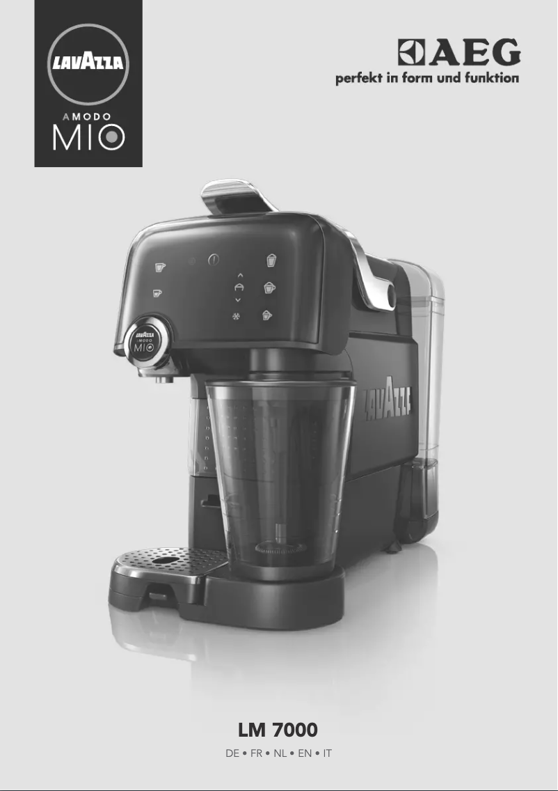 Image de la première page du manuel de l'appareil Lavazza A Modo Mio Fantasia LM 7000