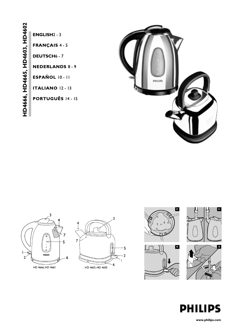 Page n°1 - Manuel utilisateur Philips HD4602