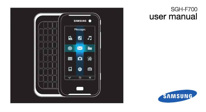 Page n°1 - Manuel utilisateur Samsung SGH-F700V