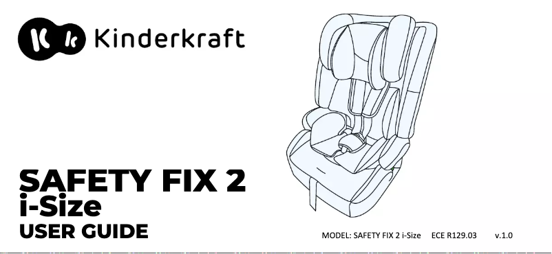 Image de la première page du manuel de l'appareil SAFETY FIX 2 i-Size