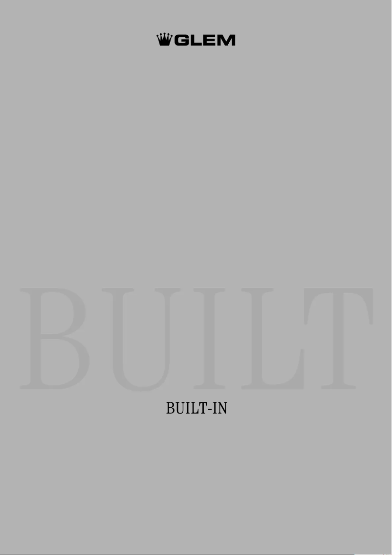 Page n°1 - Catalogue Glem Gas GTL955WH