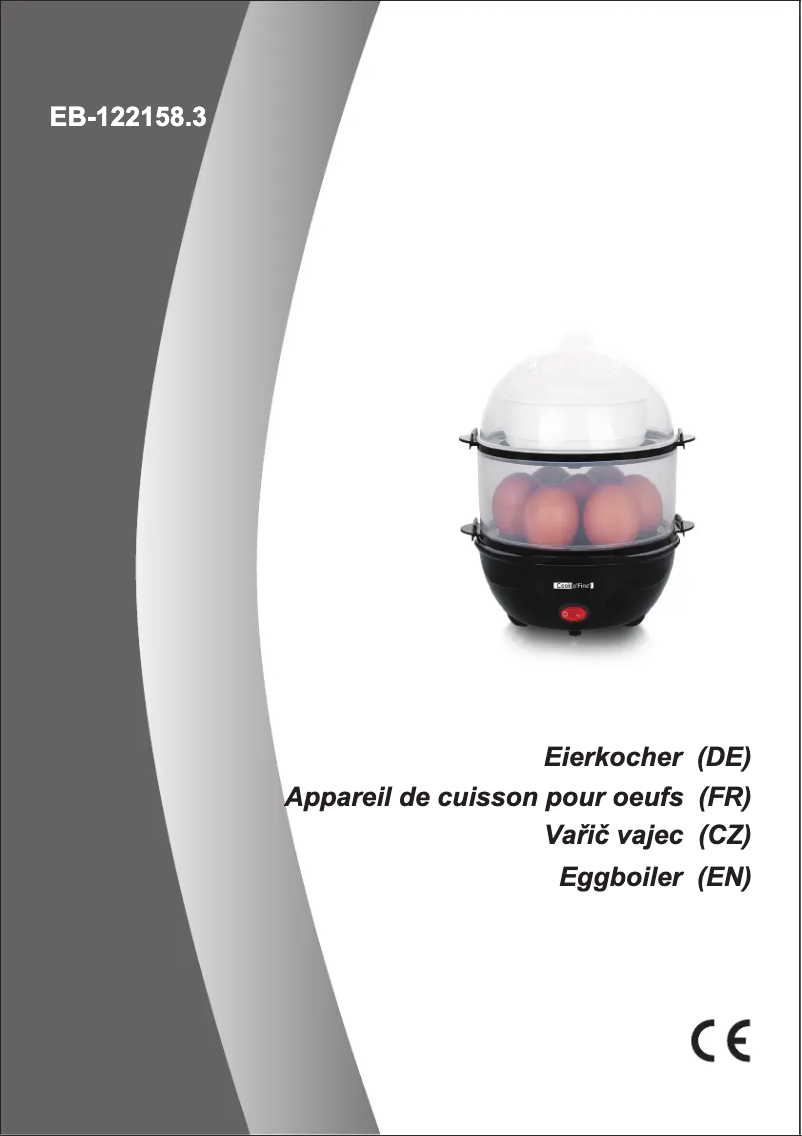 Page n°1 - Manuel utilisateur Emerio EB-122158.3