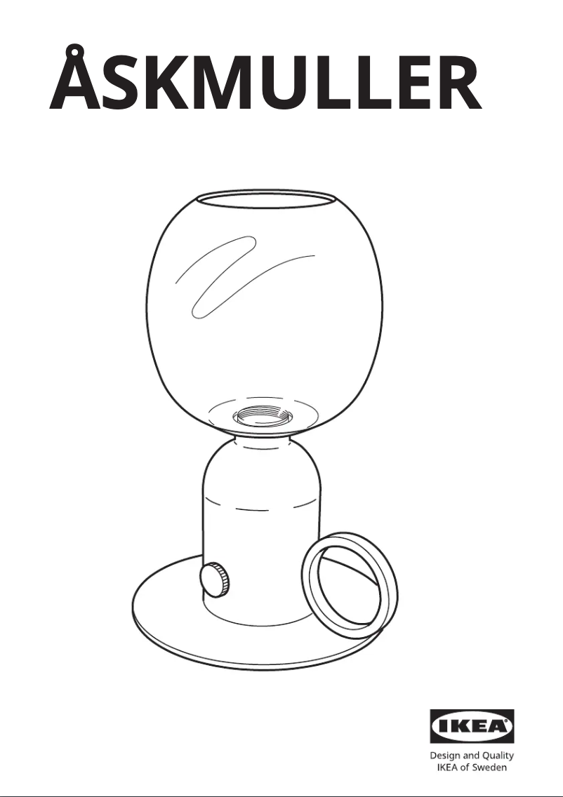 Imagen de la primera página del manual del dispositivo ÅSKMULLER 505.762.26