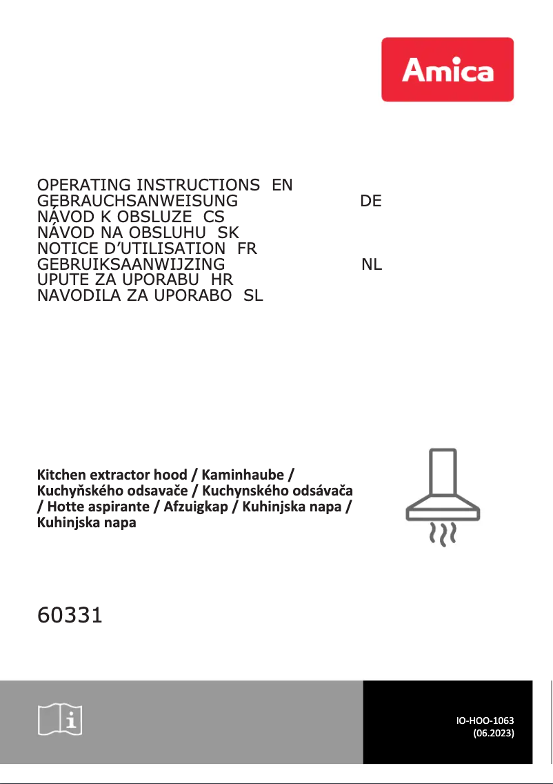 Página 1 del manual Manual de usuario Amica 60331