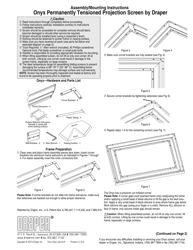 Image de la première page du manuel de l'appareil Onyx