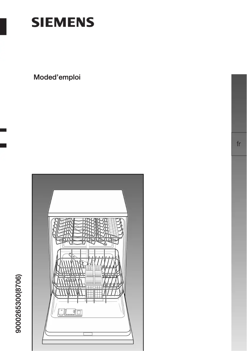 Image de la première page du manuel de l'appareil SE25E261EU