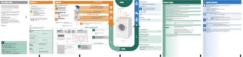 Page n°1 - Manuel utilisateur Bosch WAE20262EE