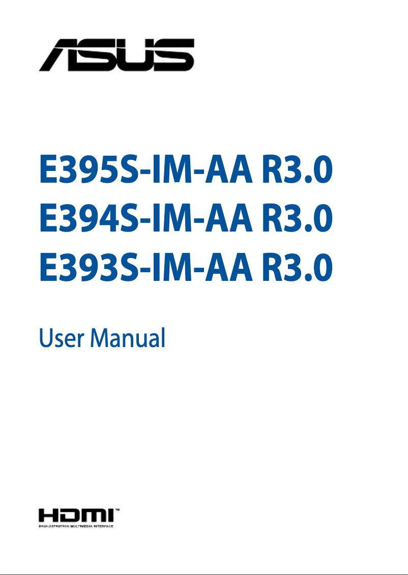 Page n°1 - Manuel utilisateur Asus E393S-IM-AA