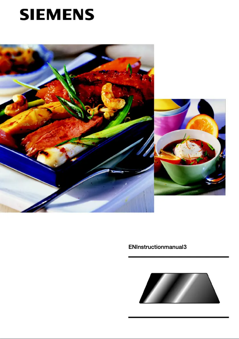 Page 1 de la notice Manuel utilisateur Siemens EH787502E