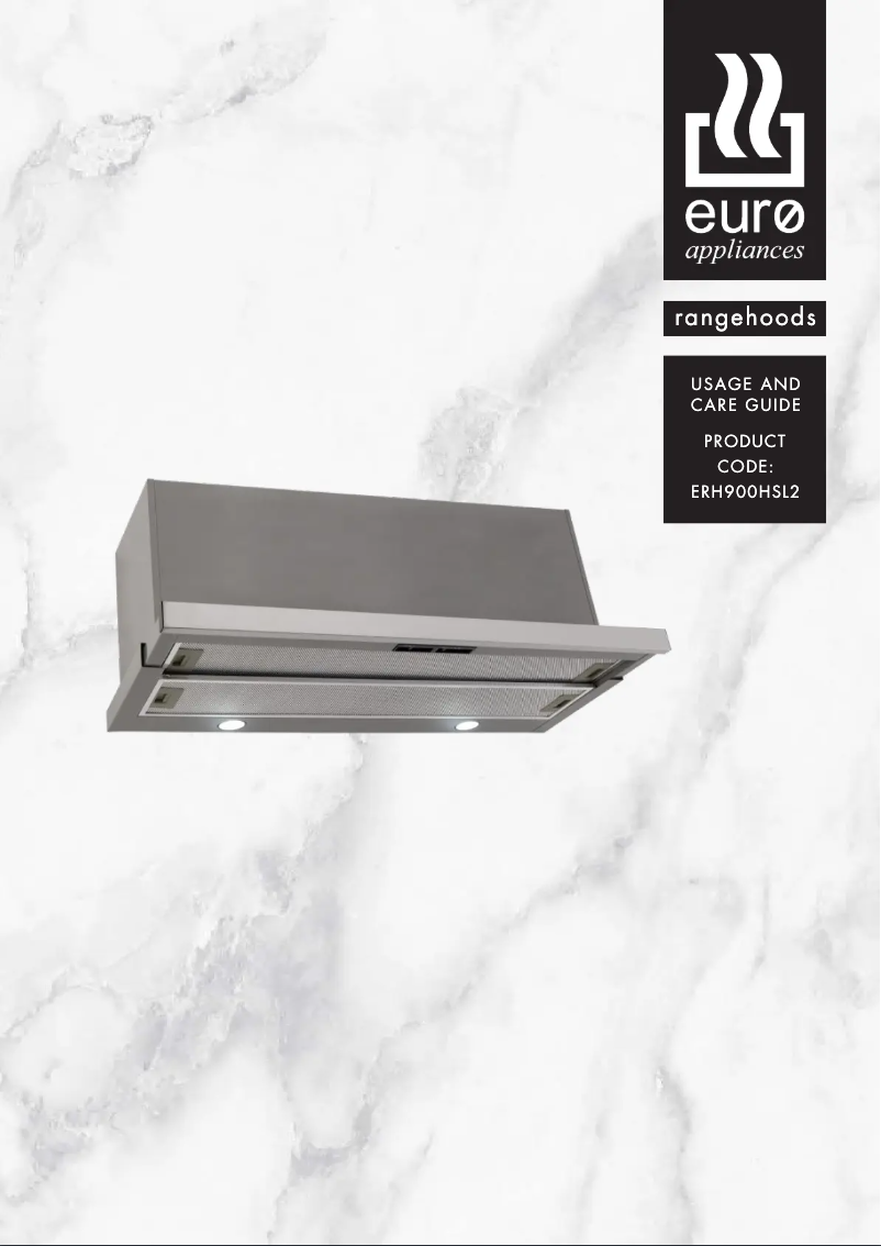 Page n°1 - Manuel utilisateur Euro Appliances ERH900HSL2
