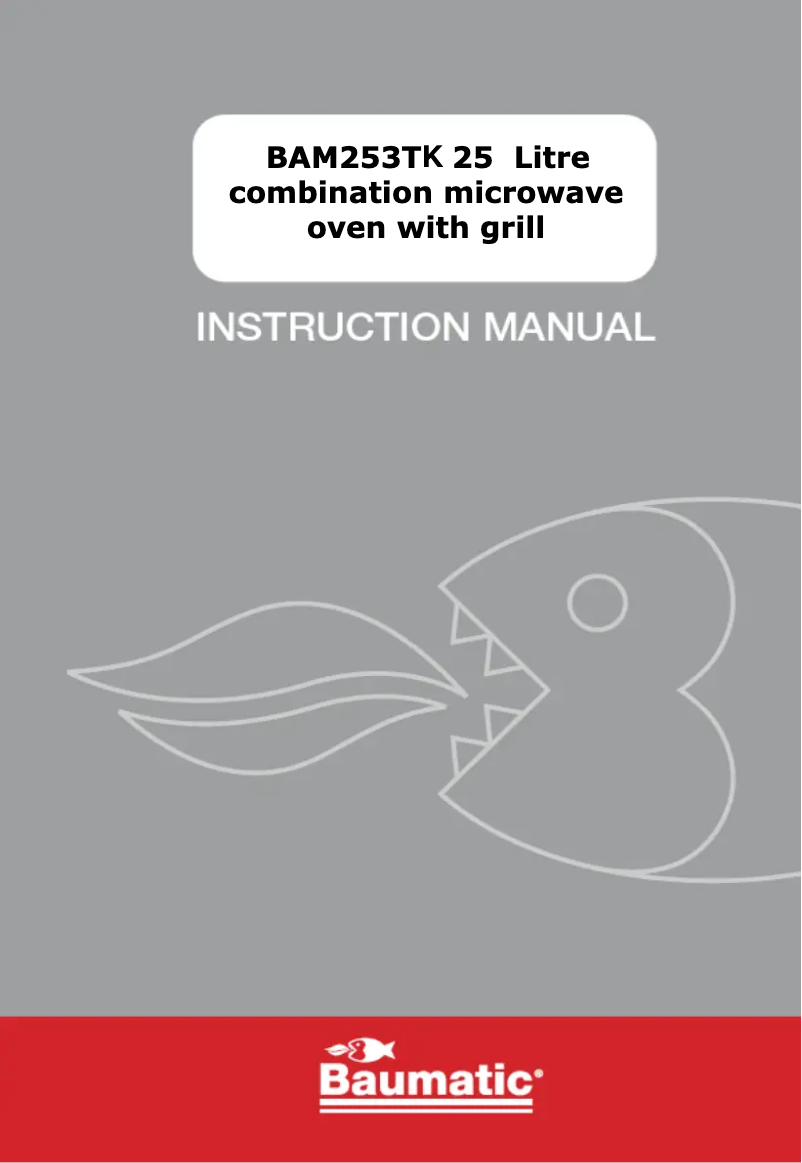 Page n°1 - Manuel utilisateur Baumatic BAM253TK