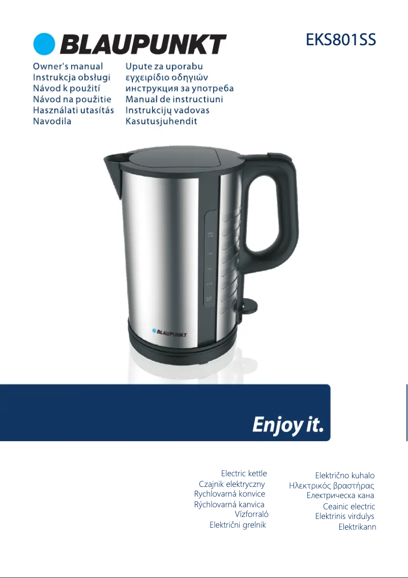 Image de la première page du manuel de l'appareil EKS801