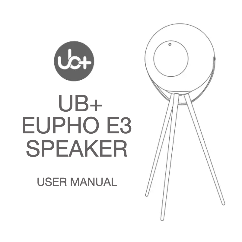 Image de la première page du manuel de l'appareil Eupho E3 Bluetooth