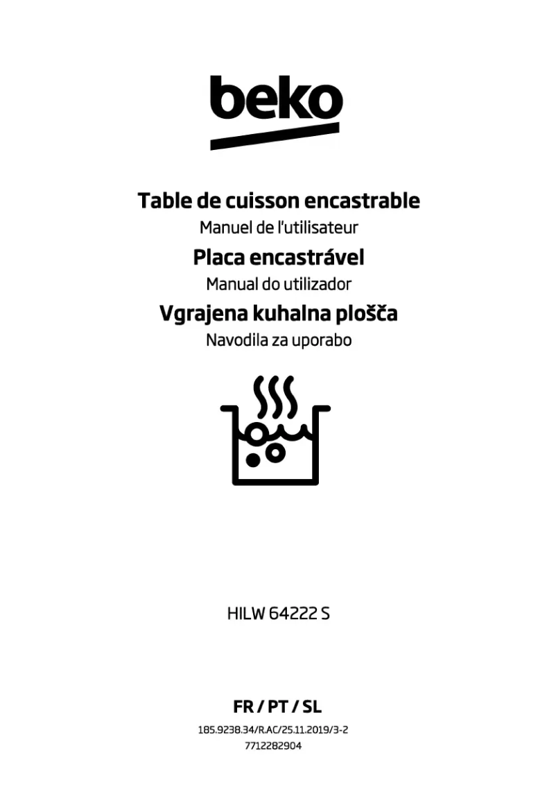 Page n°1 - Manuel utilisateur Beko HILW64222S