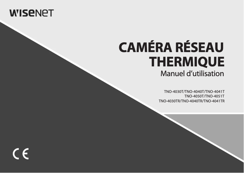 Page n°1 - Manuel utilisateur Hanwha TNO-4050T
