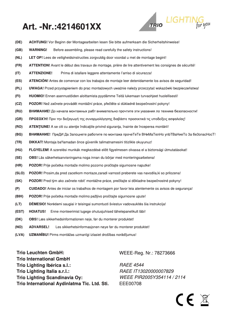 Image de la première page du manuel de l'appareil Kama 421460142