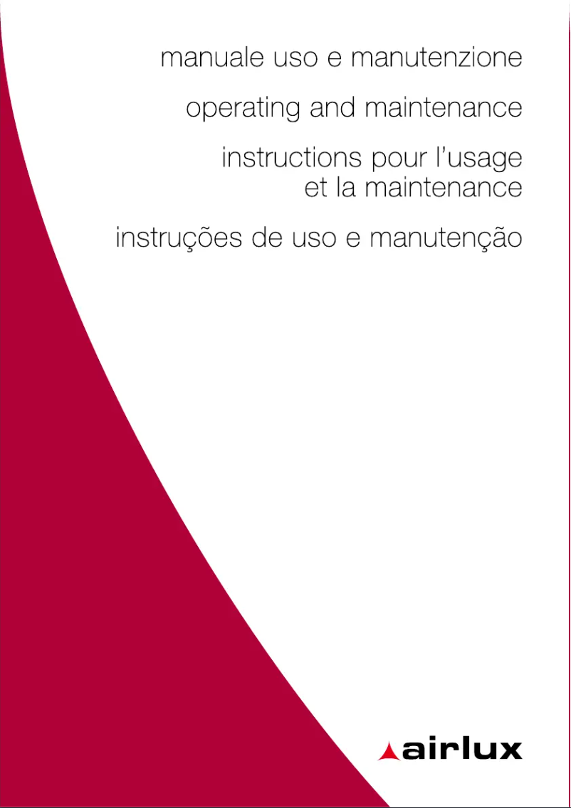 Page n°1 - Manuel utilisateur Airlux AV685HWH