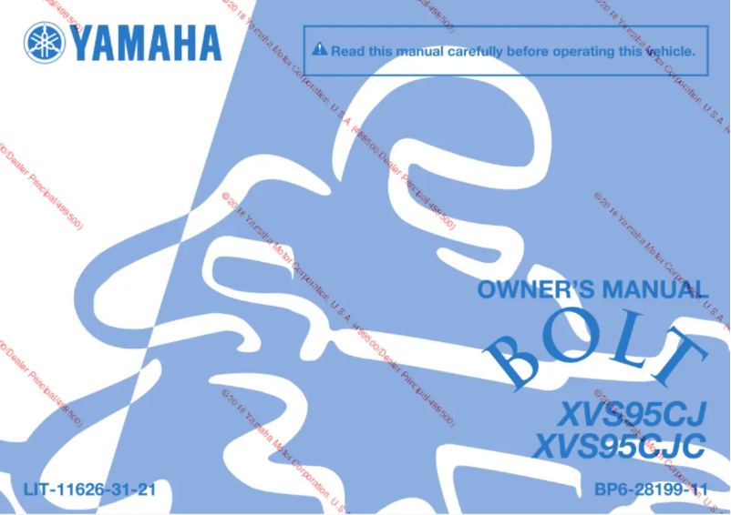 Image de la première page du manuel de l'appareil Bolt (2018)