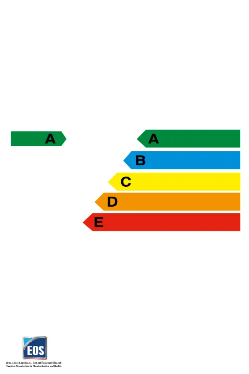 Page n°1 - Label énergétique Beko RFNE280E13B