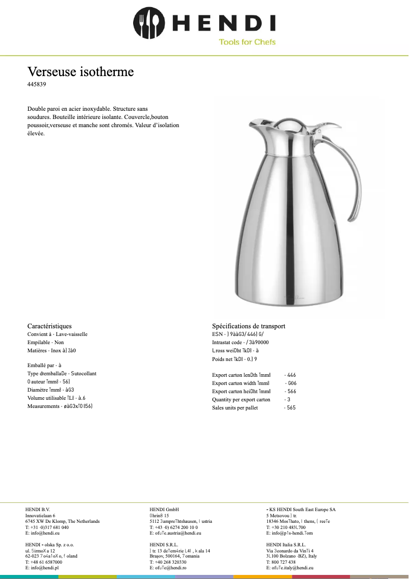 Image de la première page du manuel de l'appareil 445815