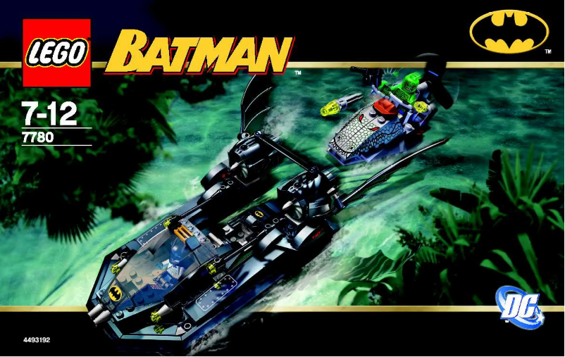 Page 1 de la notice Manuel utilisateur Lego Batman 7780
