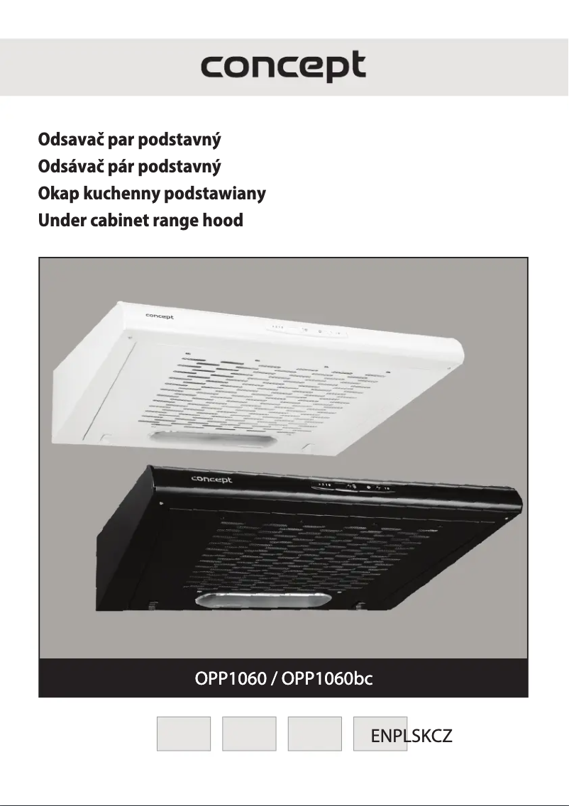 Page 1 de la notice Manuel utilisateur Concept OPP1060BC