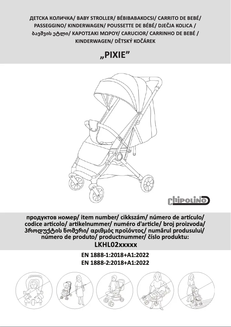Page 1 de la notice Manuel utilisateur Chipolino Pixie