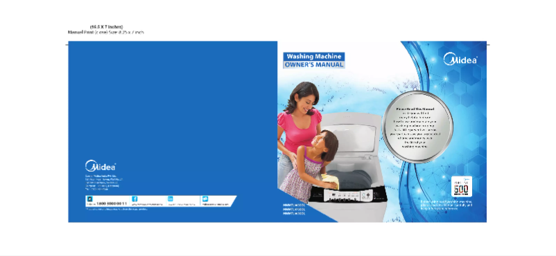 Page 1 de la notice Manuel utilisateur Midea MWMTL085SOL