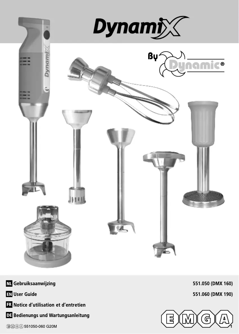 Página 1 del manual Manual de usuario Dynamic Dynamix 551054