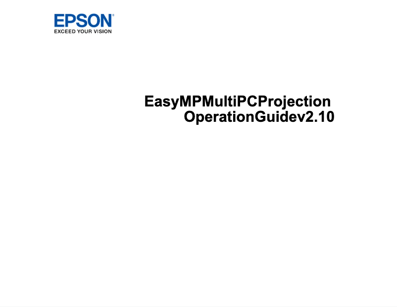 Página 1 del manual Ficha técnica Epson PowerLite 530