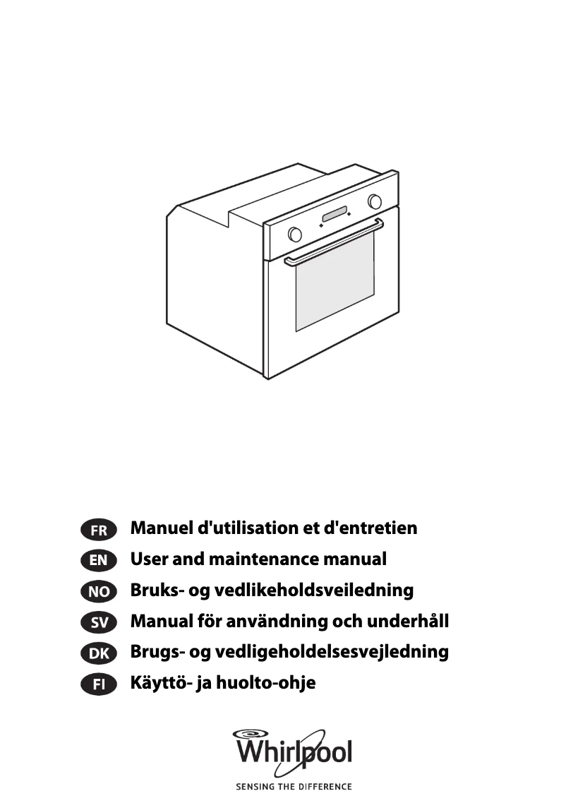 Page 1 de la notice Manuel utilisateur Whirlpool AKZ 513/IX