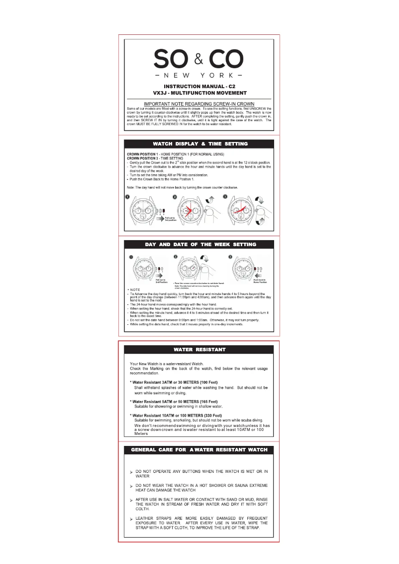 First page image of the manual for Chelsea 5215
