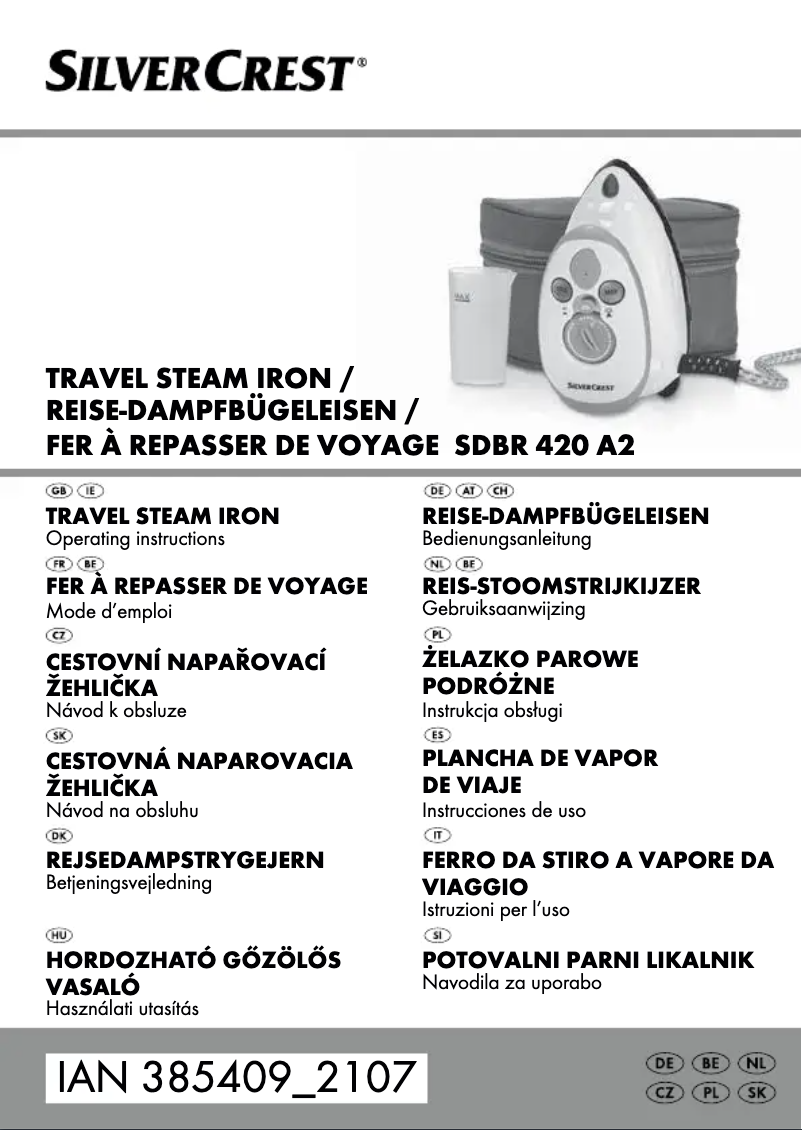 Page n°1 - Manuel utilisateur SilverCrest SDBR 420 A1