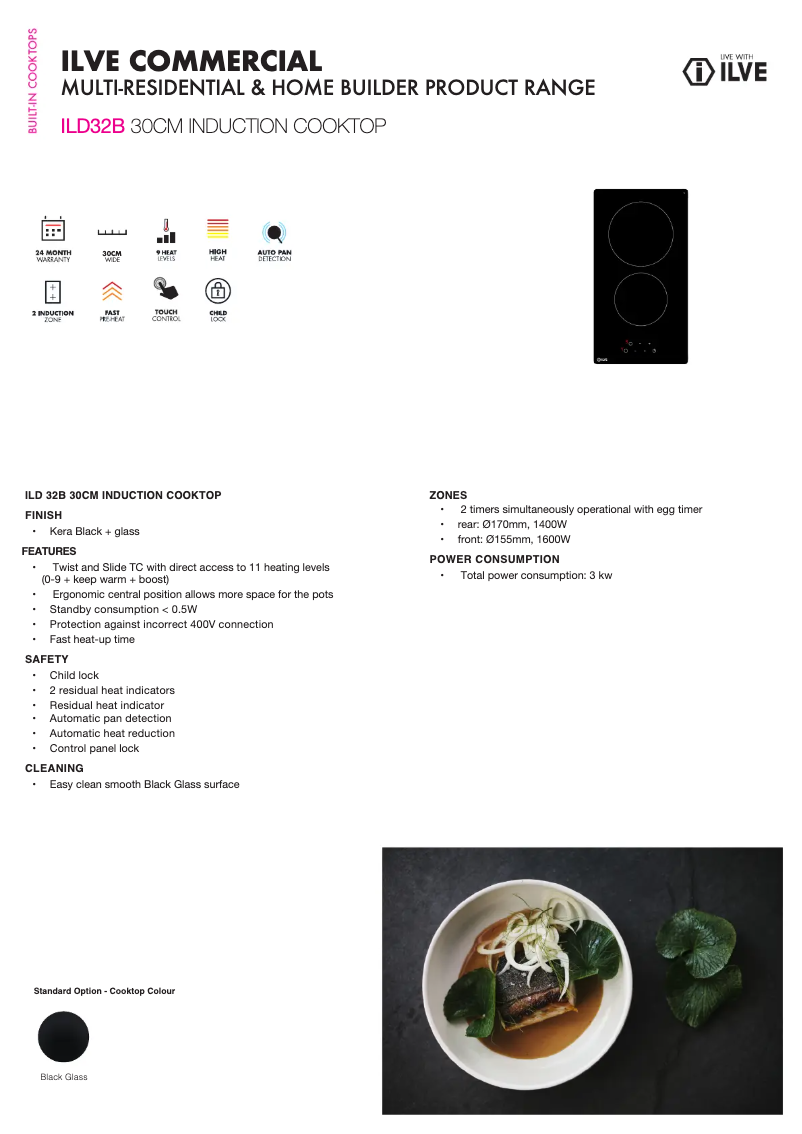 Image de la première page du manuel de l'appareil ILD32B