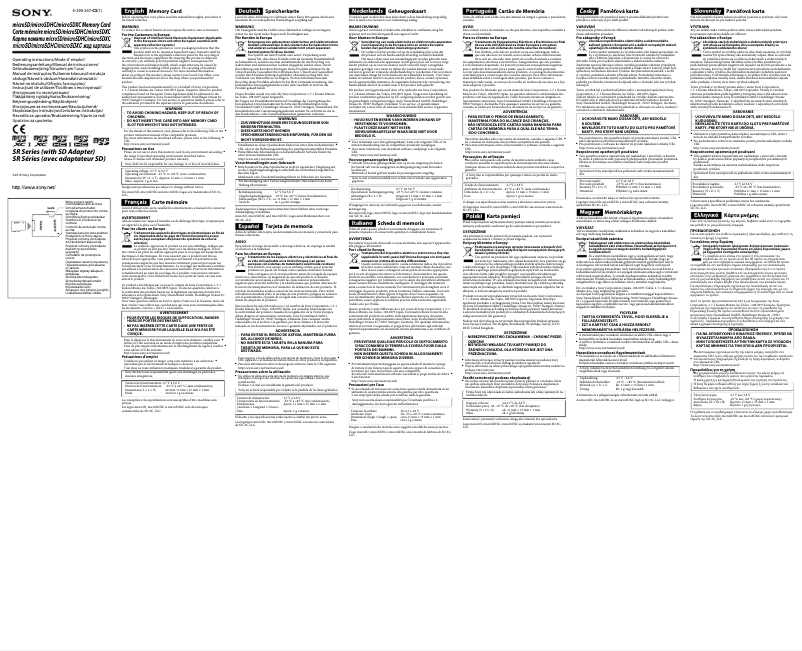 Image de la première page du manuel de l'appareil SR-64UYA