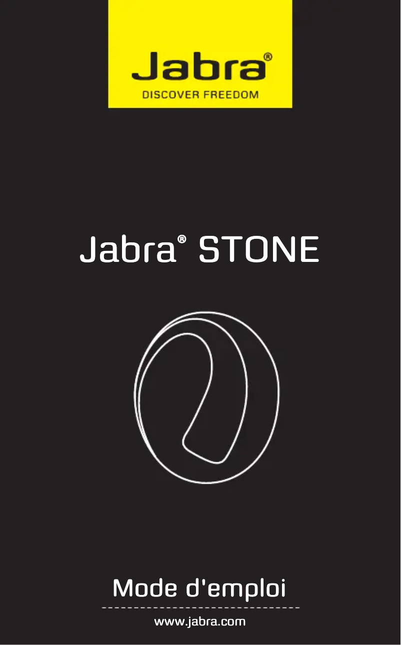 Page n°1 - Manuel utilisateur Jabra Stone