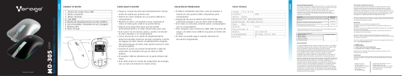 Page n°1 - Manuel utilisateur Vorago MO-305
