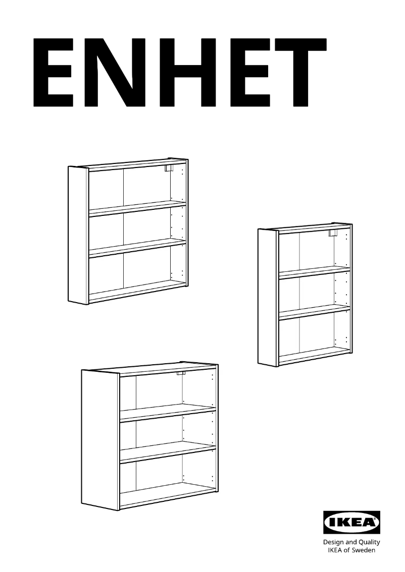 Página 1 del manual Manual de usuario Ikea ENHET 704.406.04