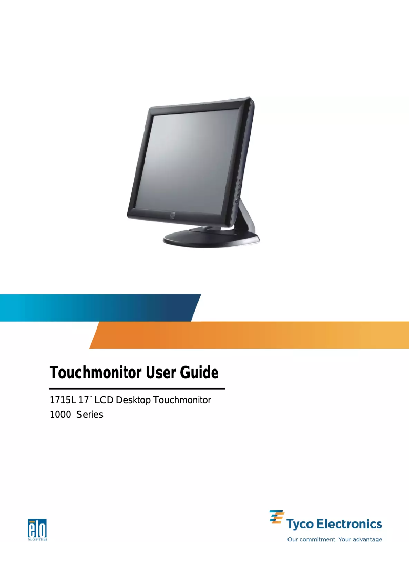 Página 1 del manual Manual de usuario ELO Digital Office 1715L