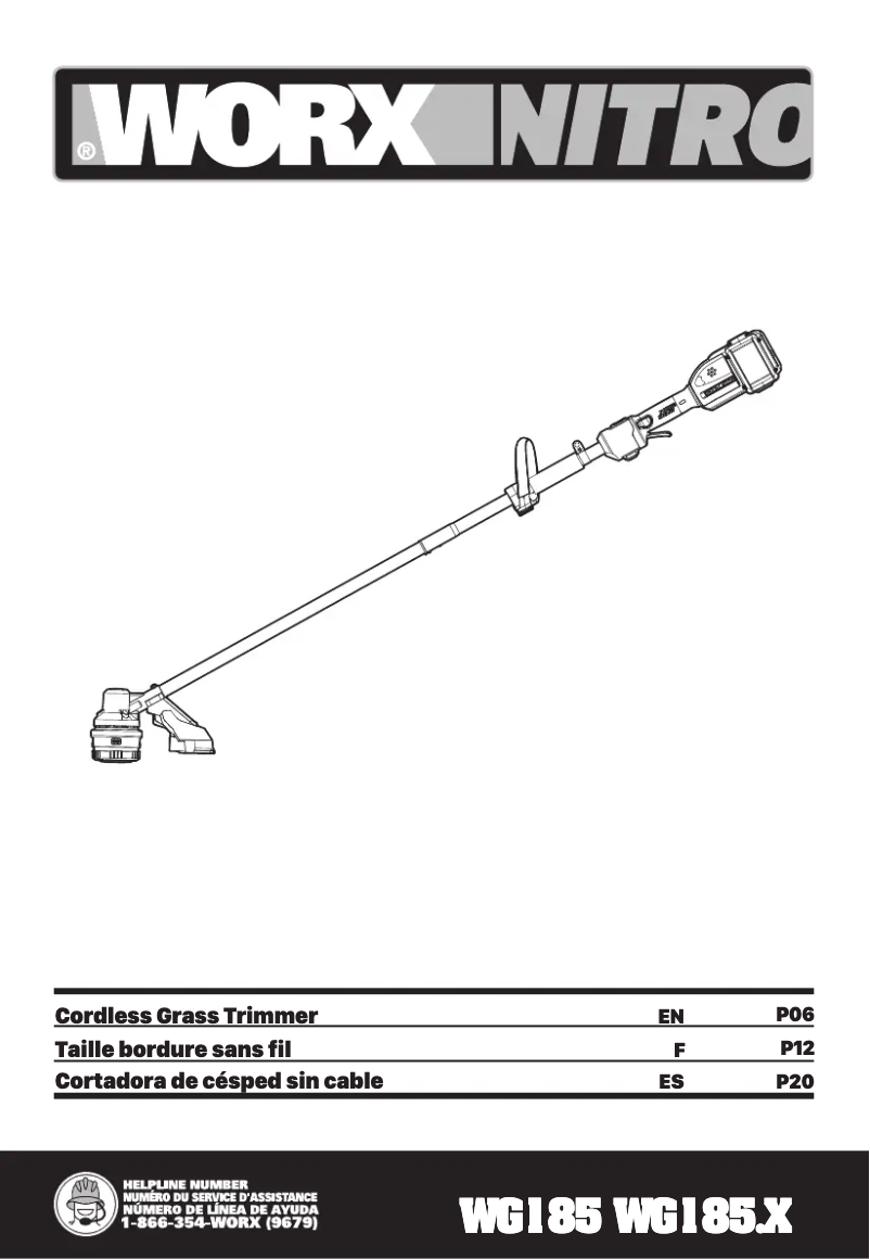 Page n°1 - Manuel utilisateur Worx WG185