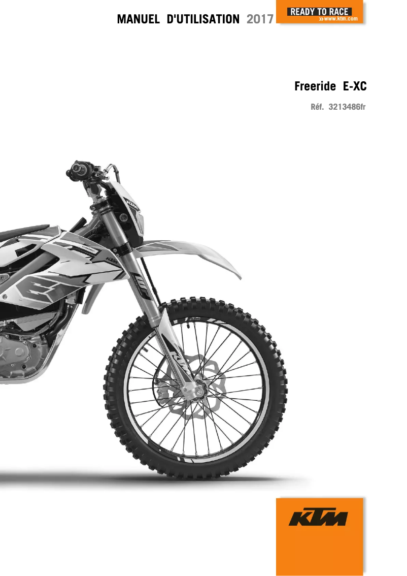 Page 1 de la notice Manuel utilisateur KTM Freeride E-XC (2017)