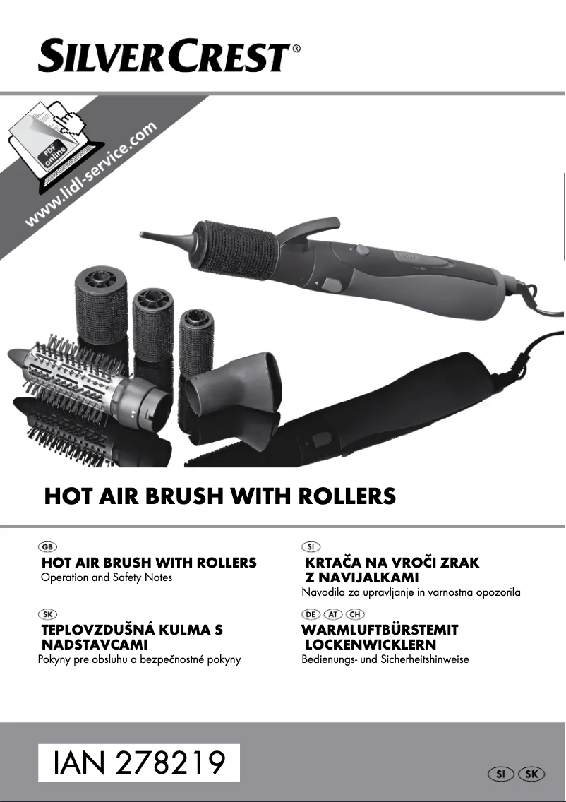 Image de la première page du manuel de l'appareil IAN 278219