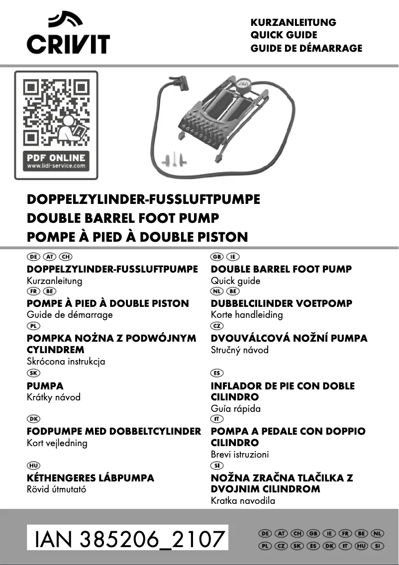 Página 1 del manual Manual de usuario Crivit IAN 385206