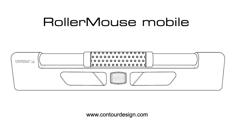 Page 1 de la notice Manuel utilisateur Contour Design RollerMouse Red