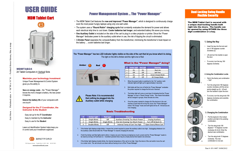 Image de la première page du manuel de l'appareil MDMTAB24