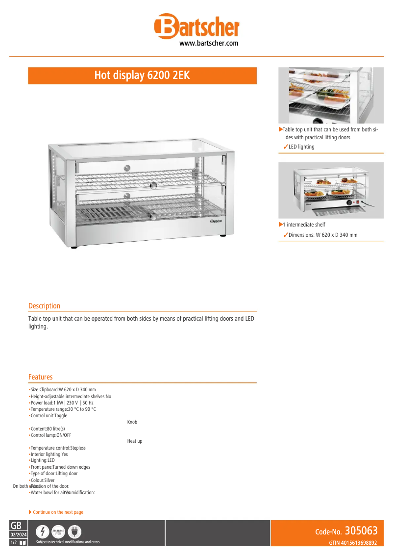 Imagen de la primera página del manual del dispositivo 6200 2EK
