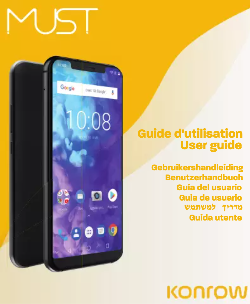 Page n°1 - Manuel utilisateur Konrow Must