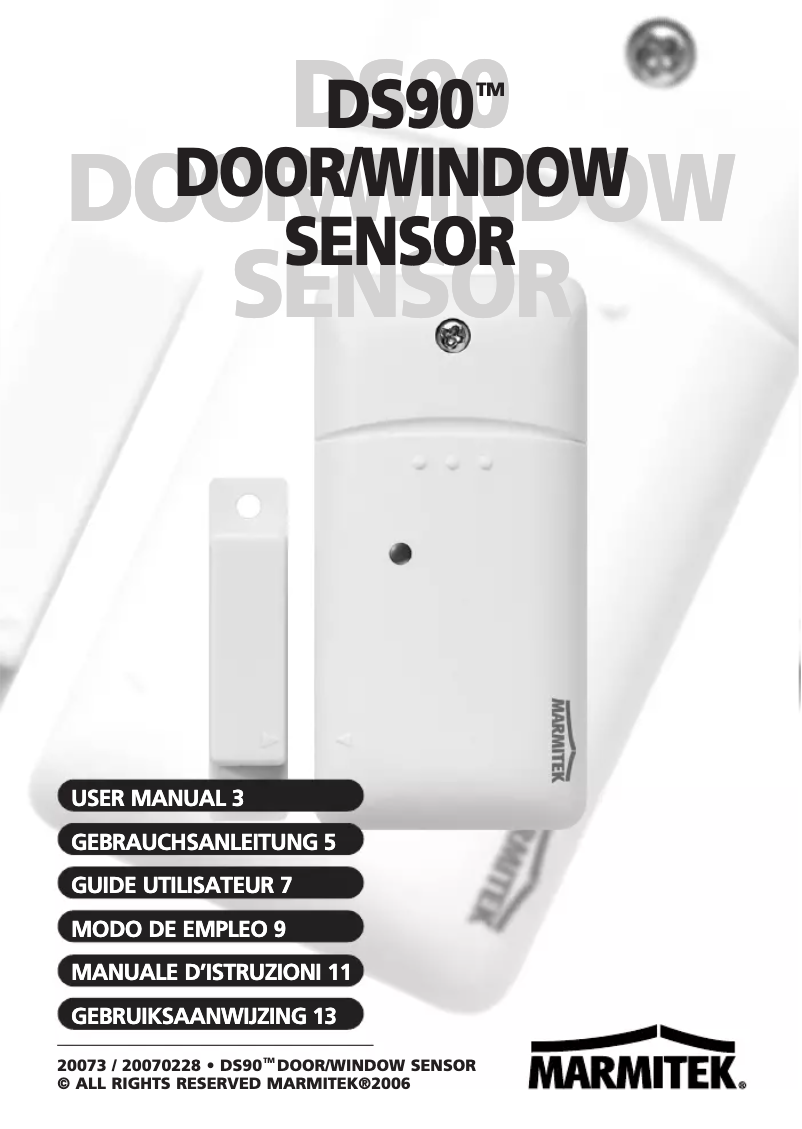 Image de la première page du manuel de l'appareil DS90